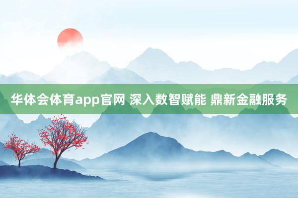 华体会体育app官网 深入数智赋能 鼎新金融服务